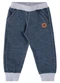 Marlan - Calça Bebê Menino Moletom Jeans Baby Preto - variação: Azul