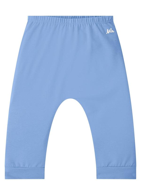 Milon - Calça Bebê Unissex Básica Azul
