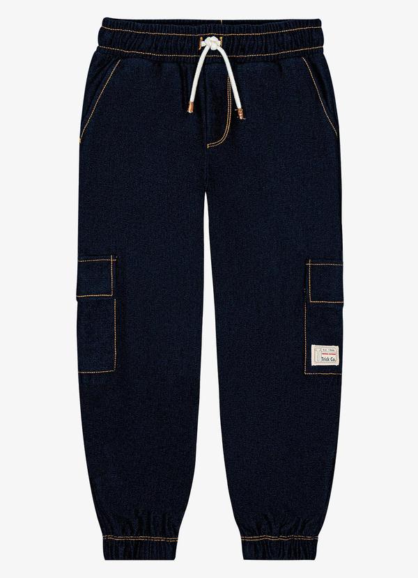 Trick Nick - Calça Cargo Infantil Masculina Azul