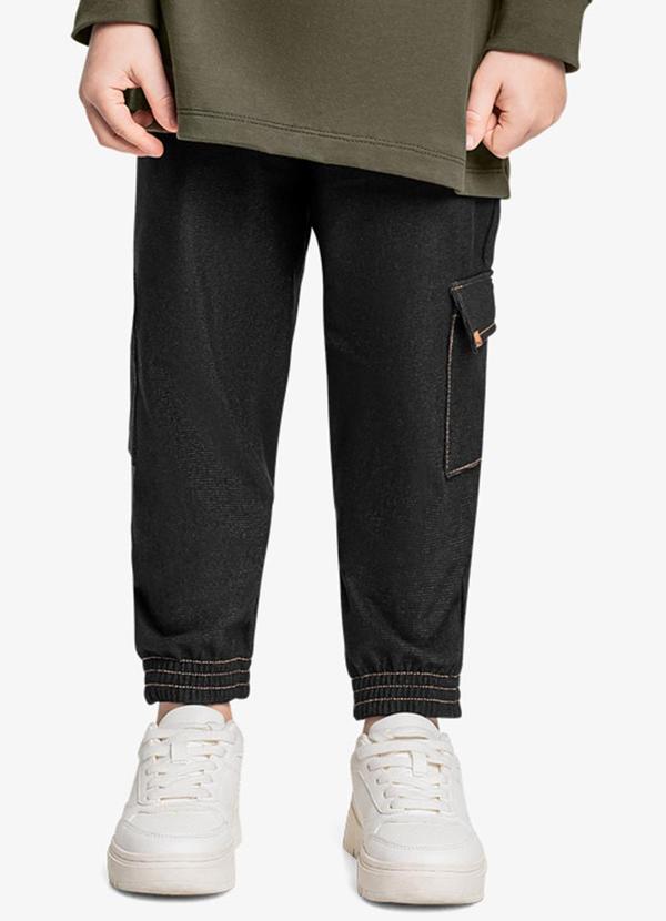 Trick Nick - Calça Cargo Infantil Preto