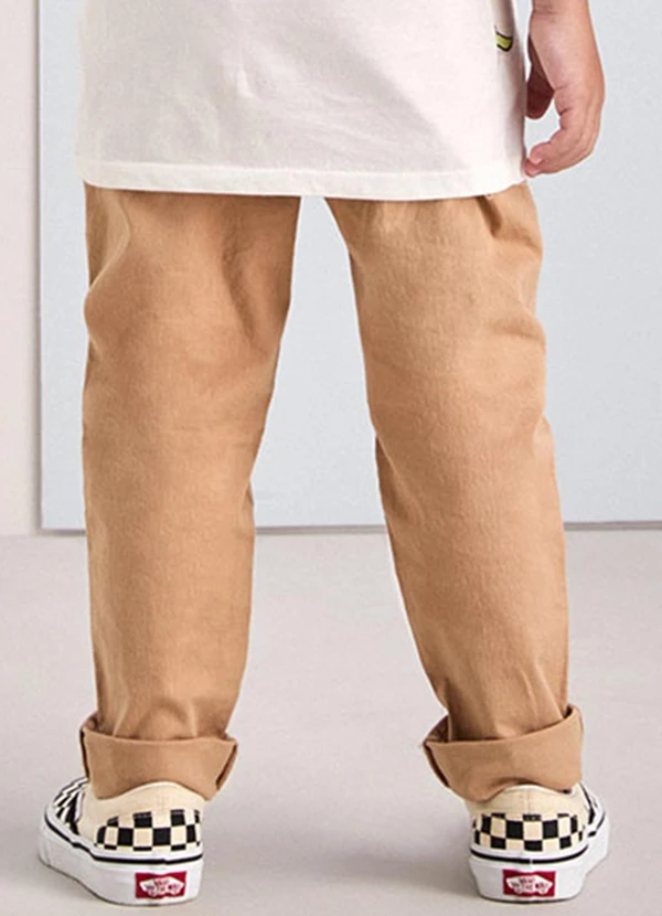 Youccie - Calça Casual de Sarja Toffee Toffee 2