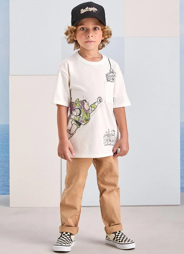 Youccie - Calça Casual de Sarja Toffee Toffee 3