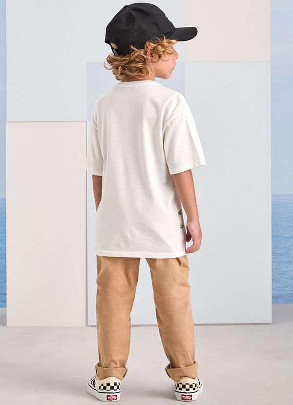 Youccie - Calça Casual de Sarja Toffee Toffee 4