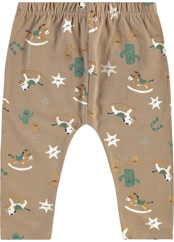 Malwee Kids - Calça Cavalinho Country Marrom