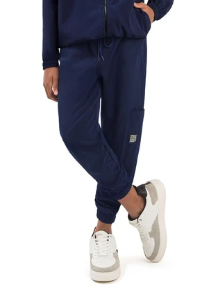 Ddk - Calça com Bolso e Cadarço Azul - DDK