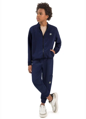 Ddk - Calça com Bolso e Cadarço Azul - DDK