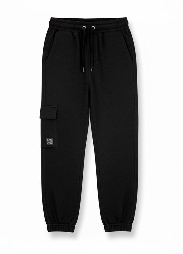 Ddk - Calça com Bolso e Cadarço Preto