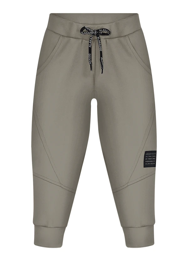 Alakazoo - Calça com Bolsos Cinza