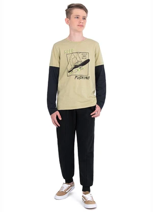 Ddk - Calça com Bolsos Preto - DDK