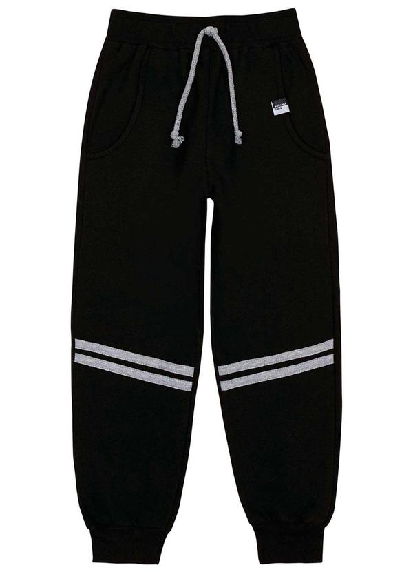 Abrange - Calça com Faixa Preto