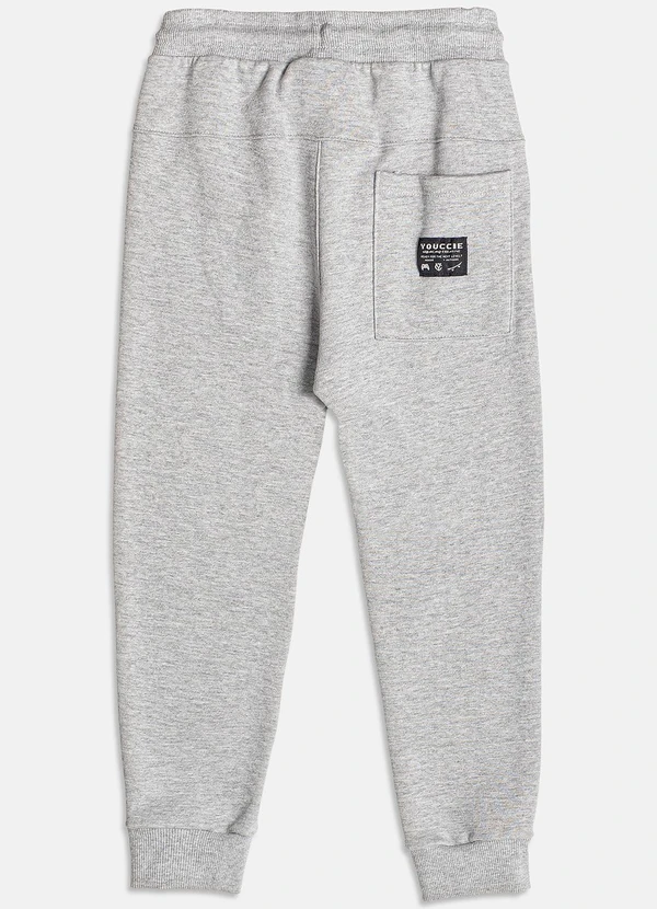 Youccie - Calça de Moletom Cinza Cinza 2
