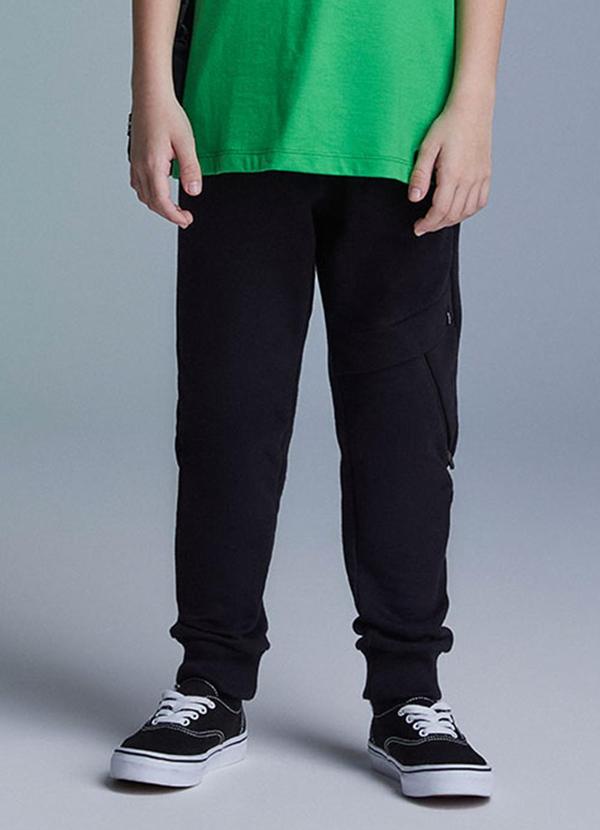 Youccie - Calça de Moletom Preto Preto