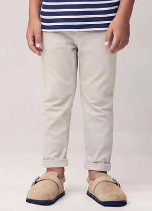 Youccie - Calça de Sarja Bege - YOUCCIE