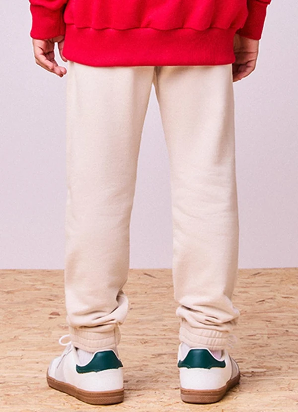 Youccie - Calça de Sarja Creme Branco 2