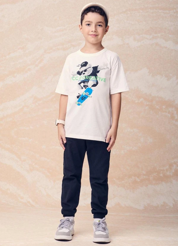 Youccie - Calça de Sarja e Moletom Preto 3