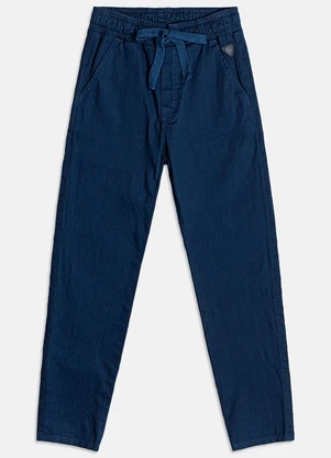 Youccie - Calça de Sarja Marinho Marinho - YOUCCIE