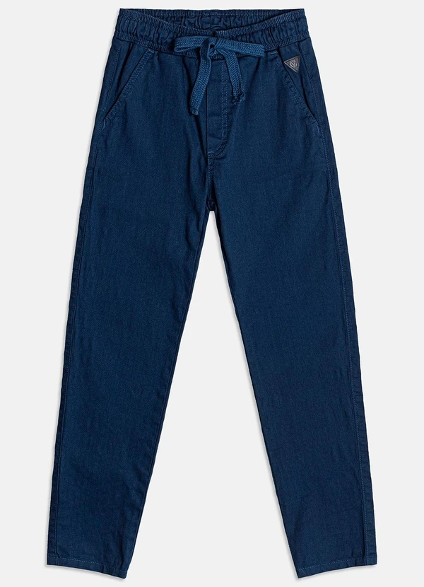 Youccie - Calça de Sarja Marinho Marinho