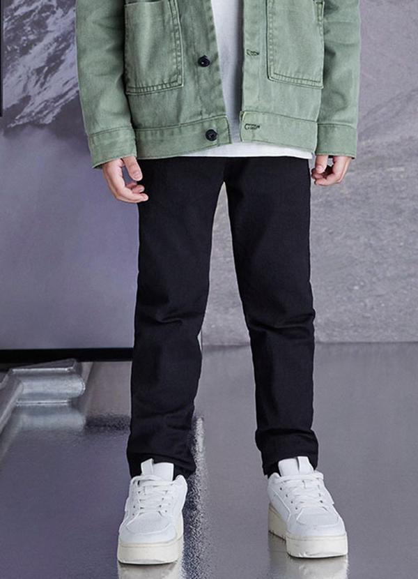 Youccie - Calça de Sarja Preta Preto