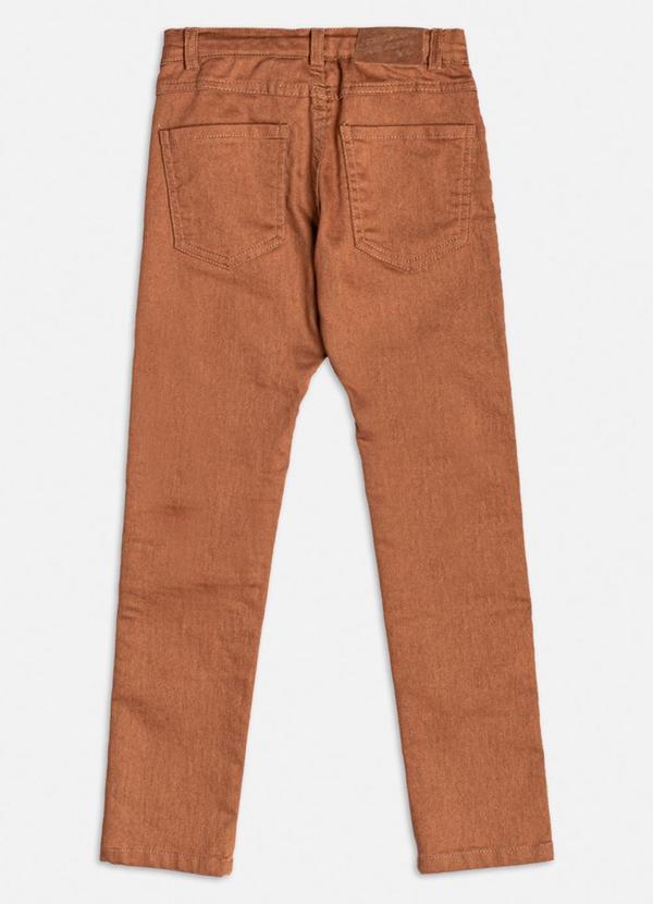 Youccie - Calça de Sarja Toffe Casual Marrom 2