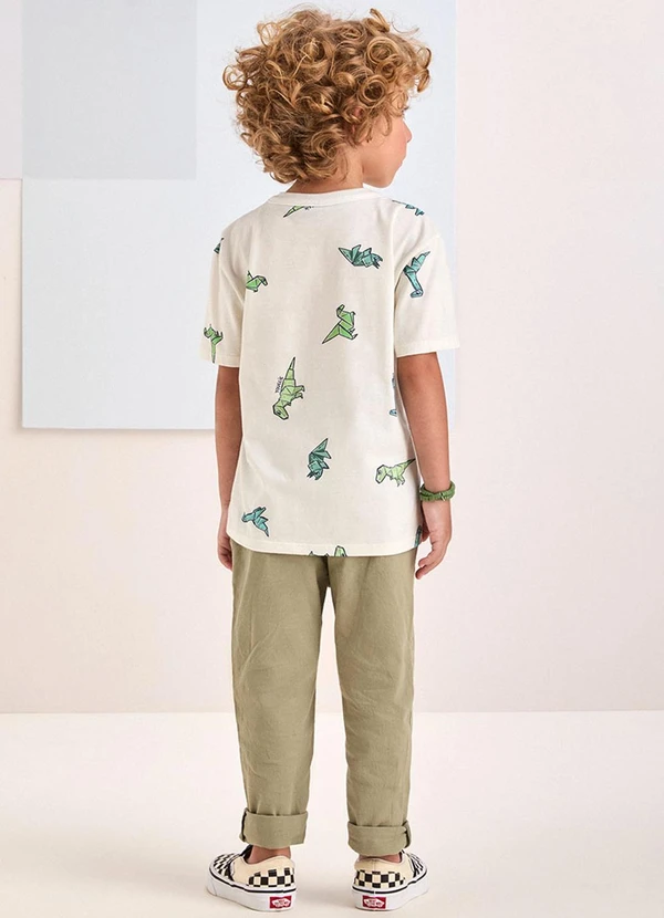 Youccie - Calça de Sarja Verde 4