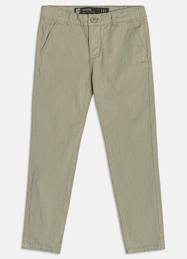 Youccie - Calça de Sarja Verde 5