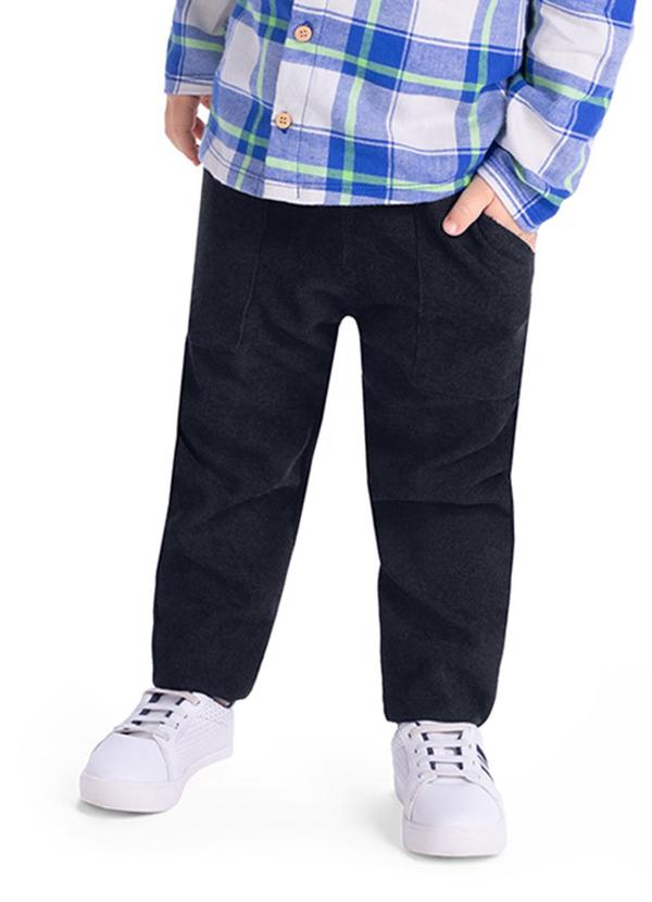 Alenice - Calça Detalhada Menino Azul 1