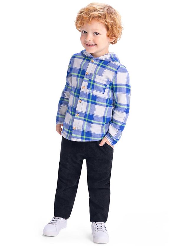 Alenice - Calça Detalhada Menino Azul 2