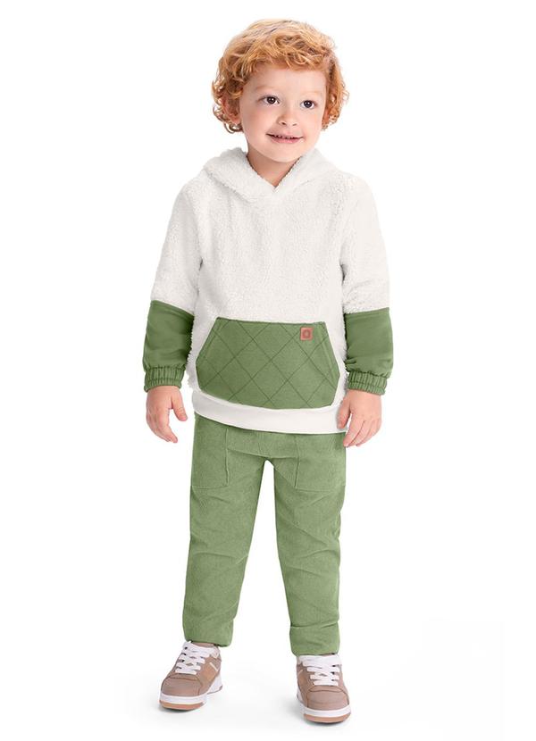 Alenice - Calça Detalhada Menino Verde 2