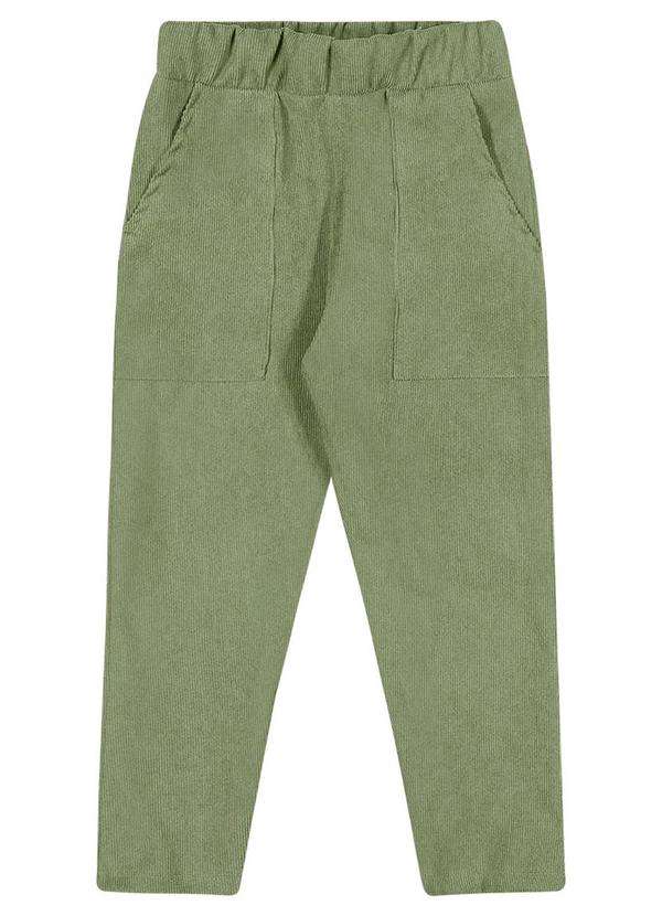 Alenice - Calça Detalhada Menino Verde 3