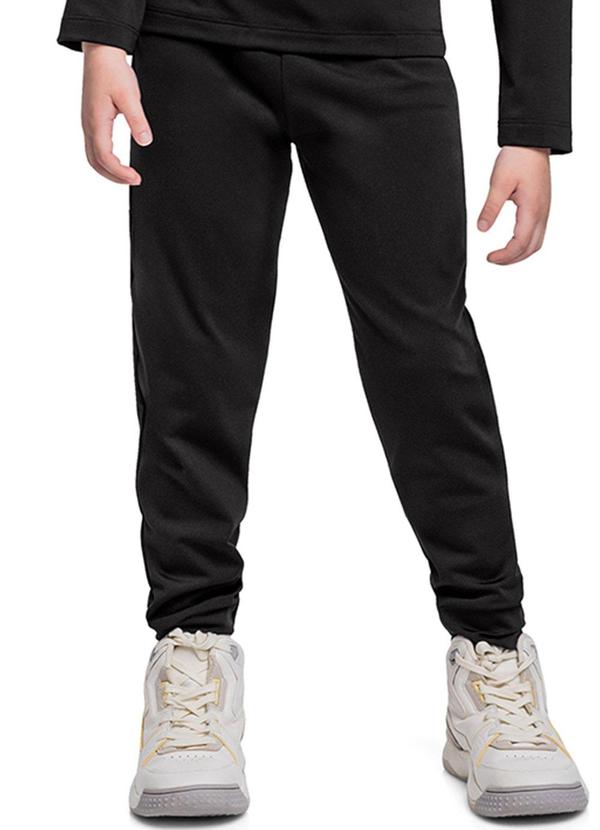 Quimby - Calça em Malha Térmica Unissex Preto