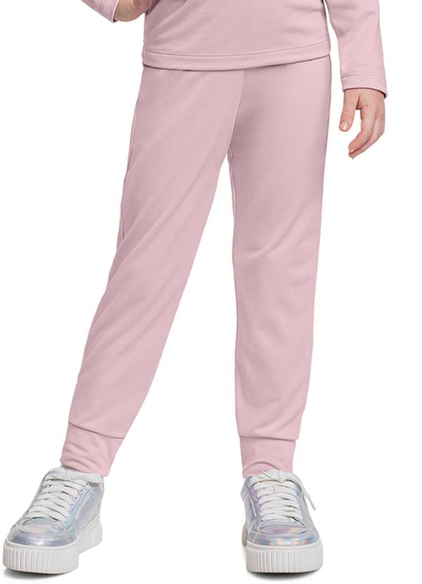 Quimby - Calça em Malha Térmica Unissex Rosa