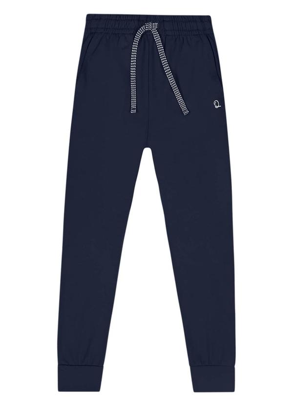 Quimby - Calça em Malha Thermo Menino Azul