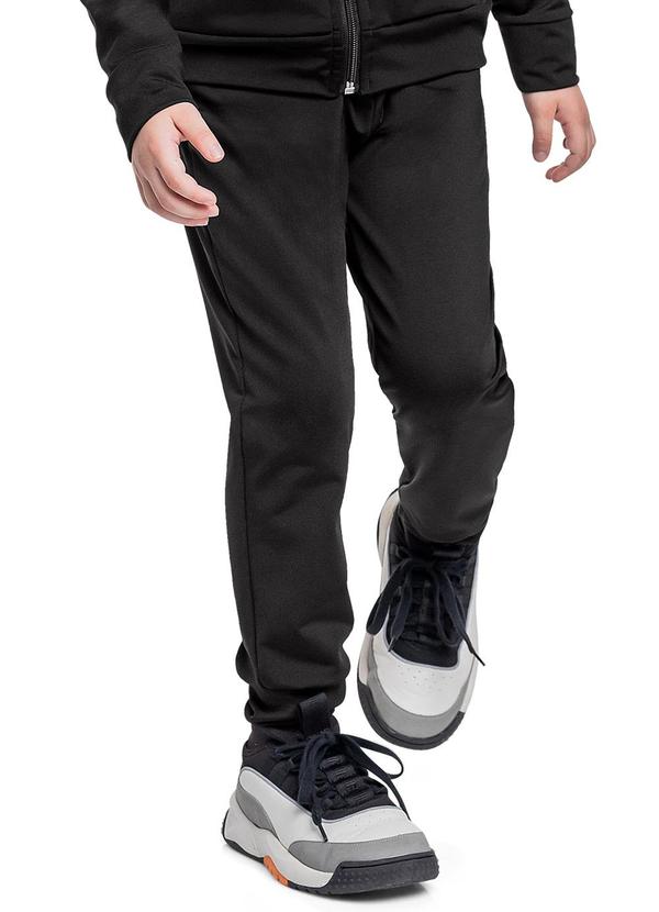 Quimby - Calça em Malha Thermo para Menino Preto