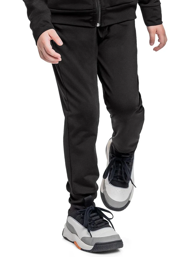 Quimby - Calça em Malha Thermo para Menino Preto
