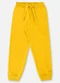 Up Baby - Calça Básica em Moletom Menino Laranja - variação: Amarelo