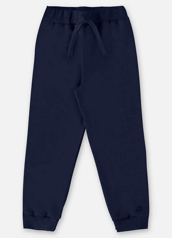 Up Baby - Calça em Moletom Infantil Menino Azul