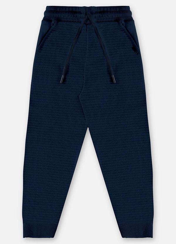 Up Baby - Calça em Moletom Infantil Menino Azul