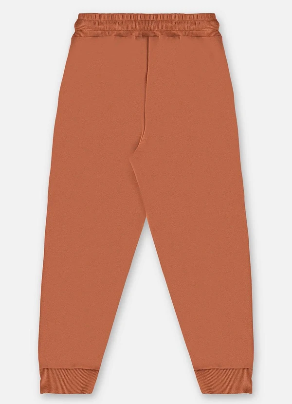 Up Baby - Calça em Moletom Infantil Menino Marrom 2