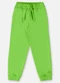 Up Baby - Calça Básica em Moletom Menino Laranja - variação: Verde