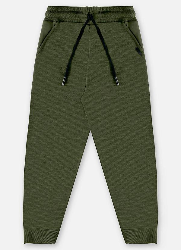 Up Baby - Calça em Moletom Infantil Menino Verde