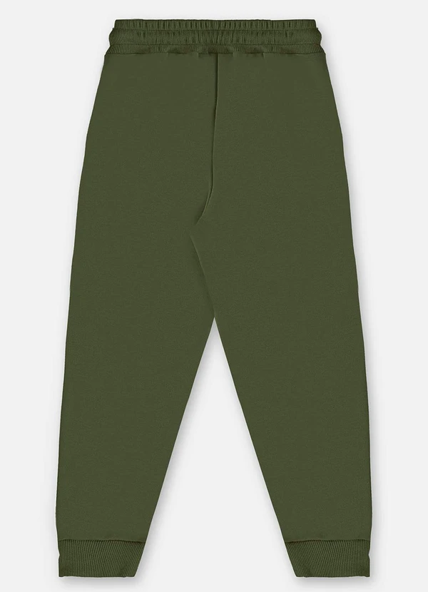 Up Baby - Calça em Moletom Infantil Menino Verde 2