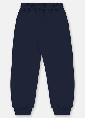 Up Baby - Calça em Moletom para Menino Azul - UP BABY