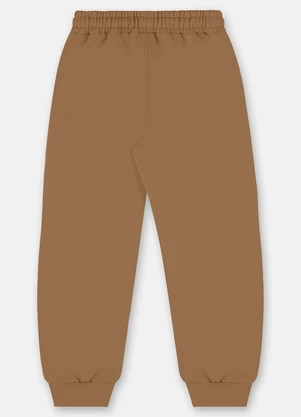 Up Baby - Calça em Moletom para Menino Marrom - UP BABY