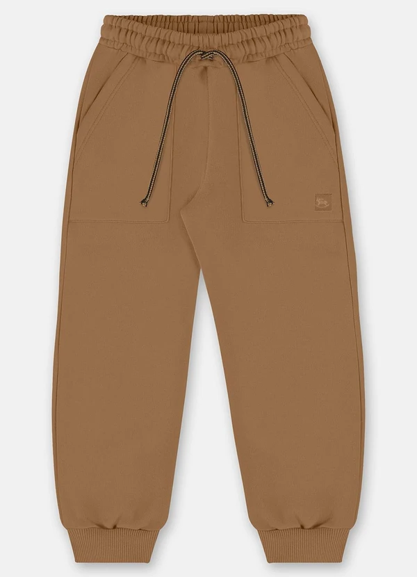 Up Baby - Calça em Moletom para Menino Marrom