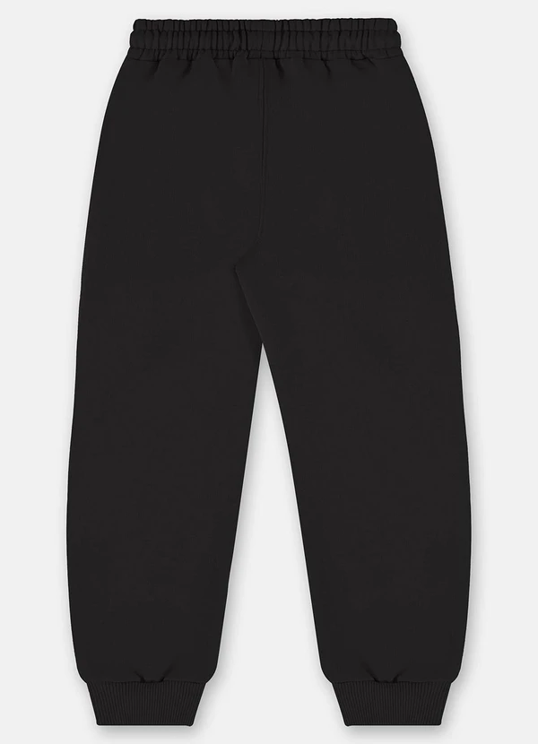 Up Baby - Calça em Moletom para Menino Preto 2