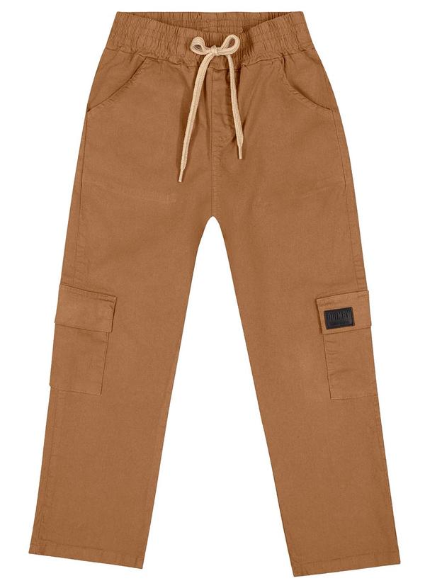 Quimby - Calça em Sarja Infantil Menino Marrom 4