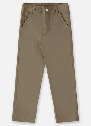 Up Baby - Calça em Sarja Infantil Menino Verde - UP BABY