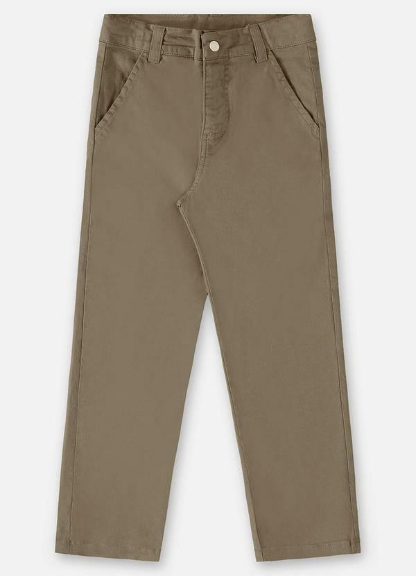 Up Baby - Calça em Sarja Infantil Menino Verde