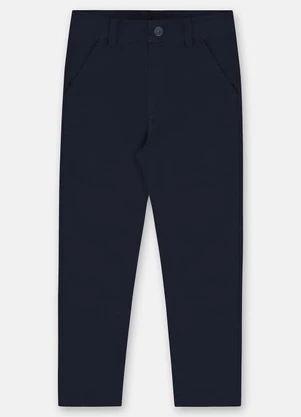 Up Baby - Calça em Sarja para Menino Azul - UP BABY