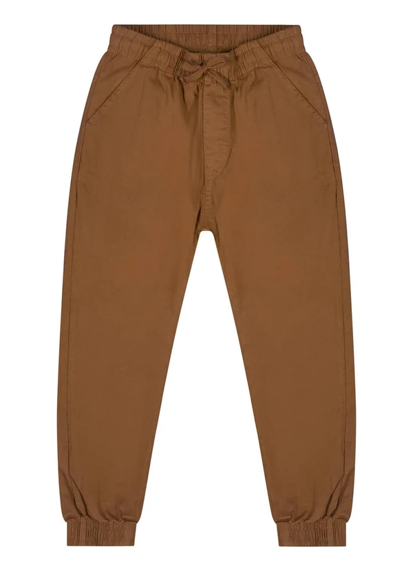 Quimby - Calça em Sarja para Menino Marrom